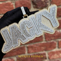 The Shout Out custom pendant — JACKY example