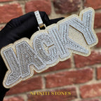 The Shout Out custom pendant — JACKY example