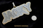 The Shout Out custom pendant — JACKY example