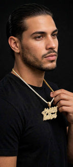 Hustle Hard Iced-Out Necklace