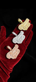 Diamond Boyz pendant necklaces in gold silver and rose gold