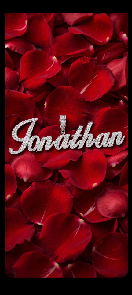 Jonathan personalized name pendant