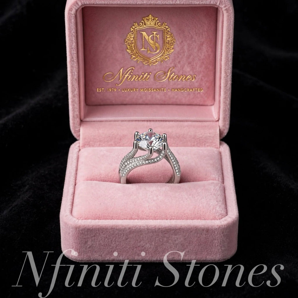 The Eternal Promise — Moissanite Ring