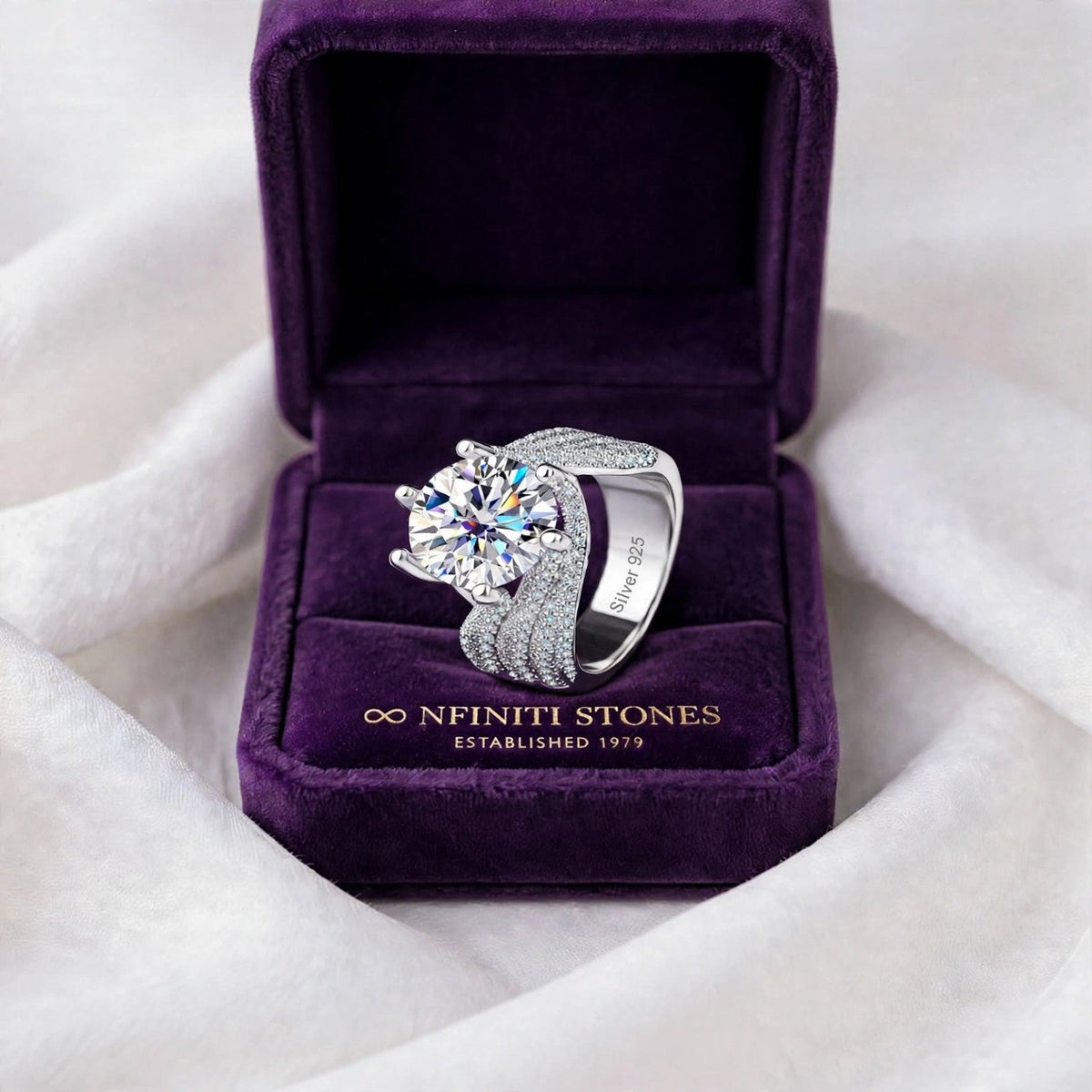 The Eternal Promise — Moissanite Ring