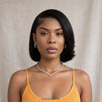 The Diamond Cascade moissanite necklace