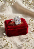 The Royal Radiance moissanite ring