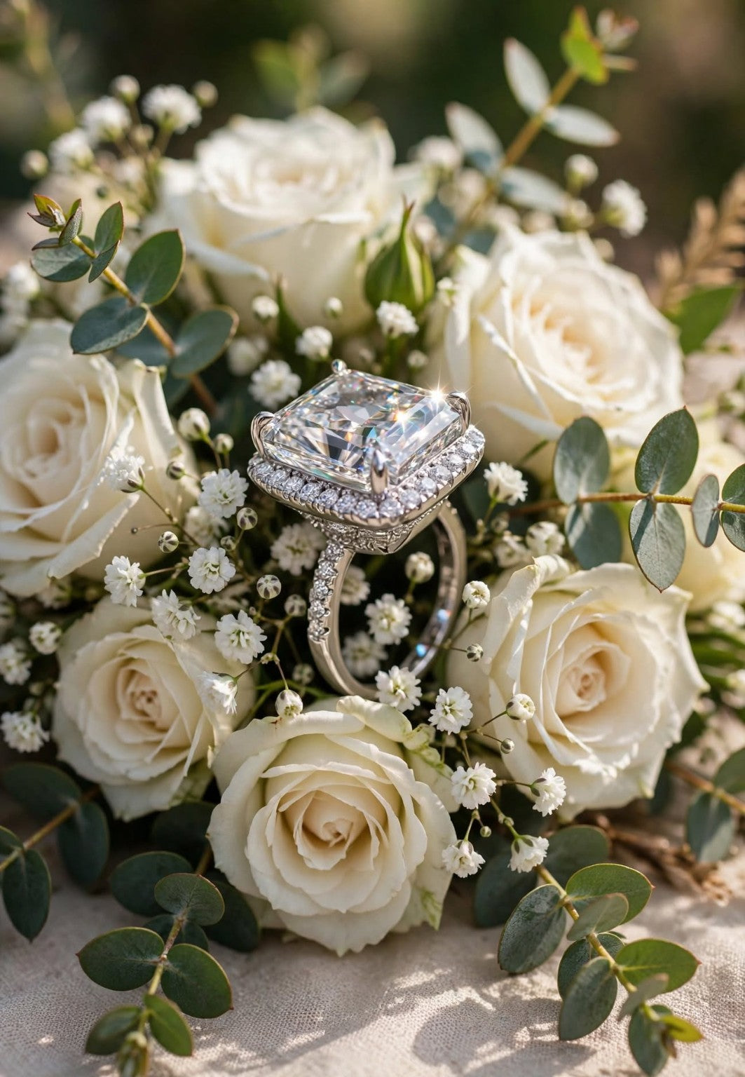 The Royal Radiance moissanite ring