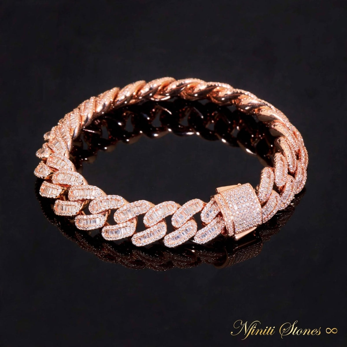 The Diplomat rose-gold bracelet