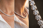 Eternal Brilliance moissanite tennis necklace