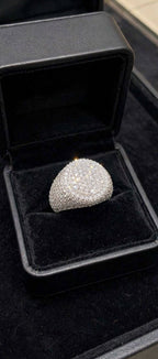 The Ice Hammer VVS moissanite ring photo 9973