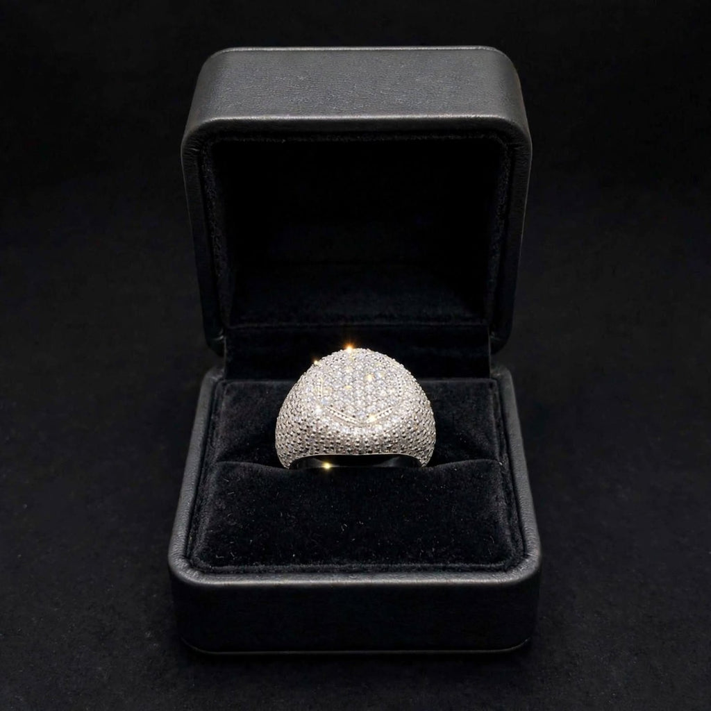 The Ice Hammer VVS moissanite ring photo 9974