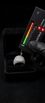 The Ice Hammer VVS moissanite ring photo 9977