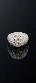 The Ice Hammer VVS moissanite ring photo 9978