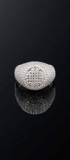 The Ice Hammer VVS moissanite ring photo 9978
