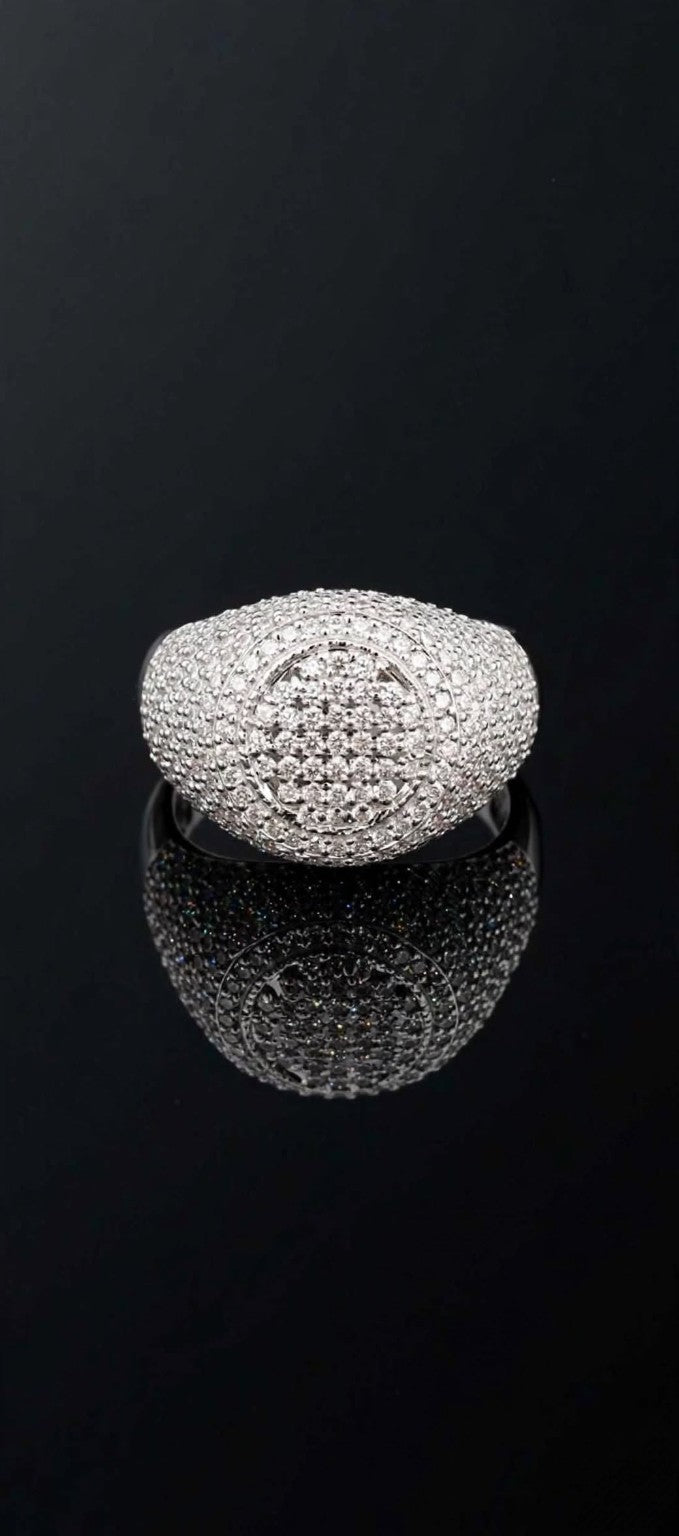 The Ice Hammer VVS moissanite ring photo 9978