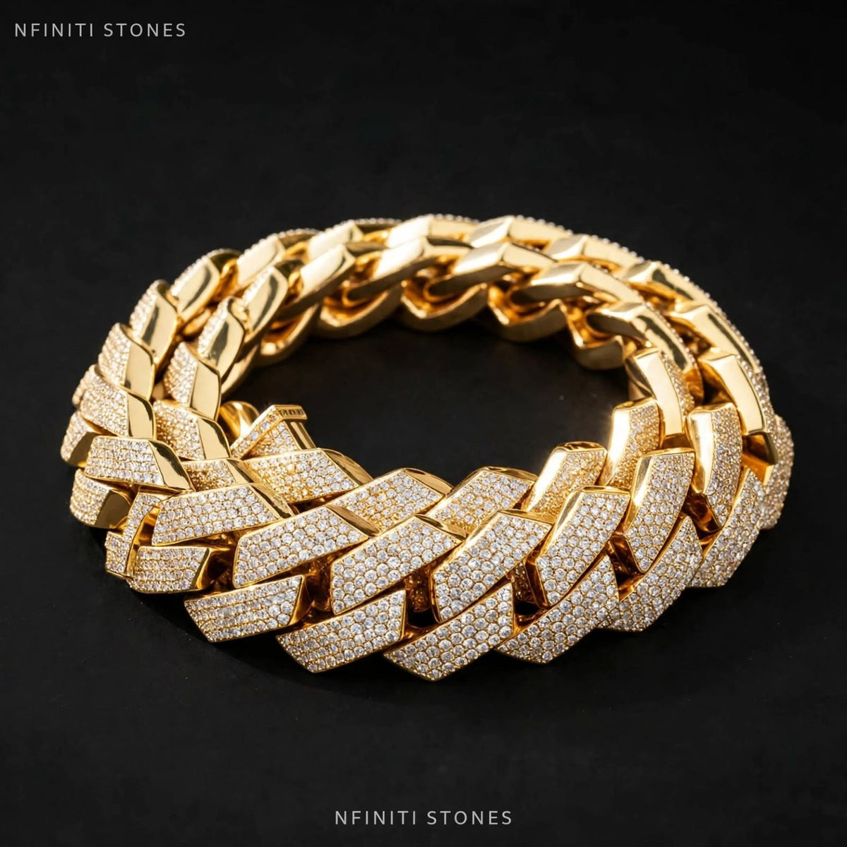 The Ice Syndicate gold 20MM four-row Cuban