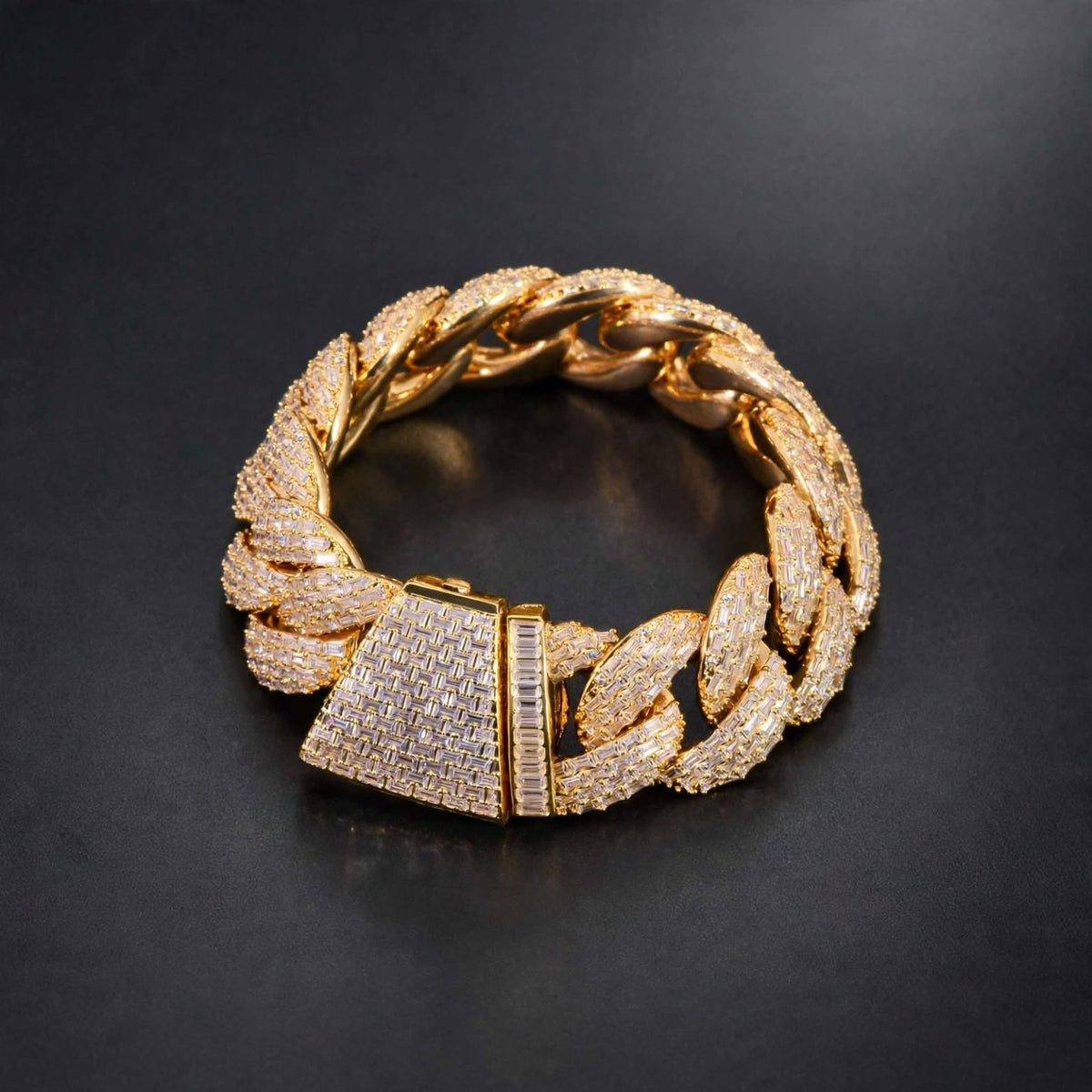 The Kingpin gold bracelet, 7–9 inch