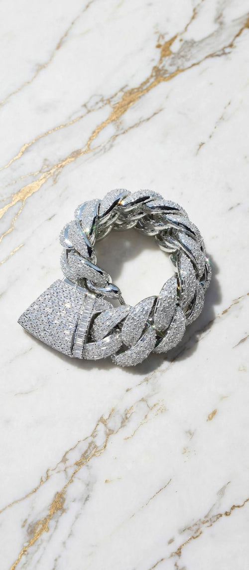 The Kingpin silver bracelet, 7–9 inch