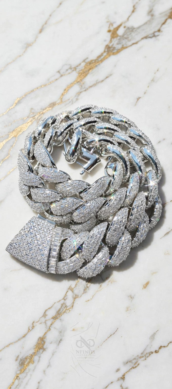 Nfiniti Stones silver Kingpin chain product photo