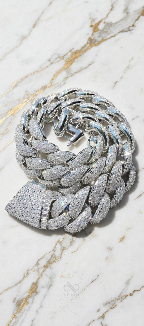 Nfiniti Stones silver Kingpin chain product photo