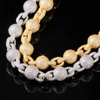 The Money Orbit — 10MM Iced-Out Bead Chain