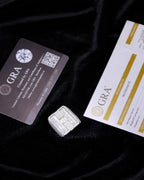 NO INTRODUCTION custom moissanite initial ring photo 5