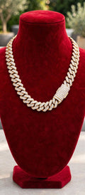The Power Play — 20MM Double-Row Baguette Cuban Chain
