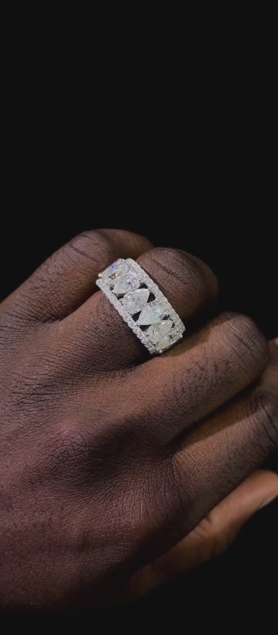 The Imperial Bond — moissanite eternity ring video