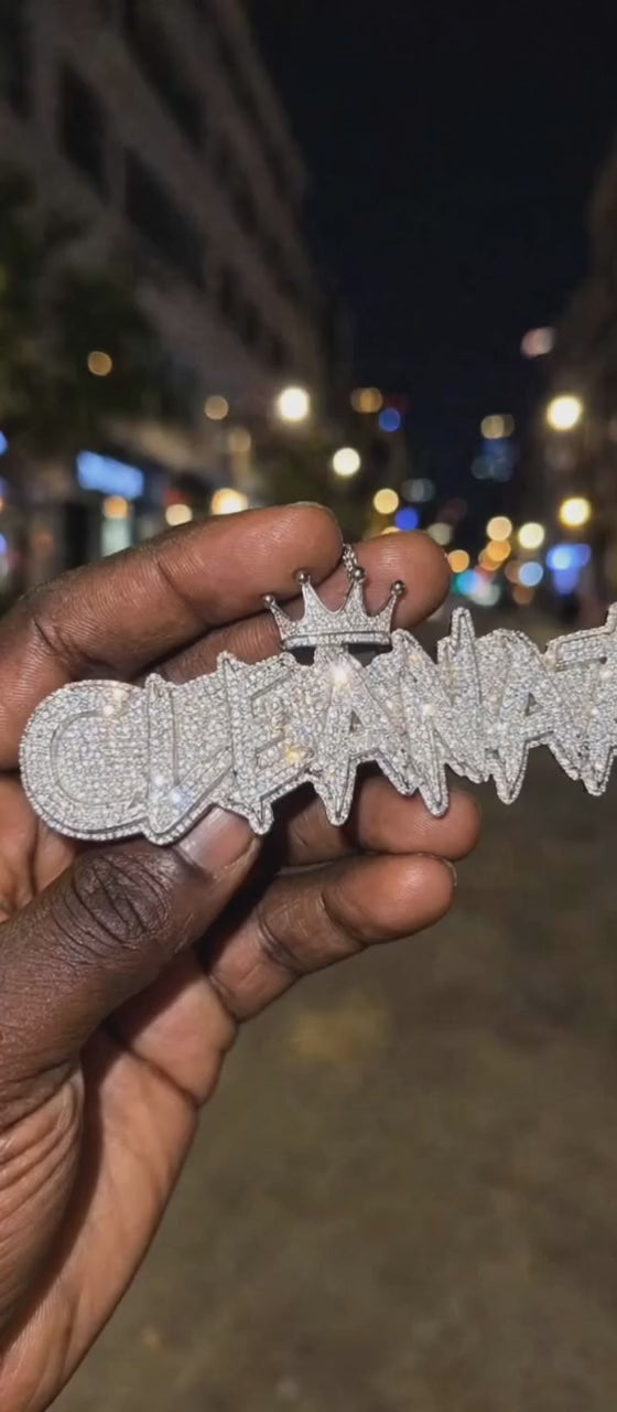The Crown Effect custom name pendant — original video with sound