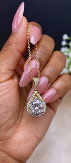 The Empress Teardrop necklace product video