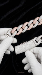 The Rose Regent iced box clasp close-up