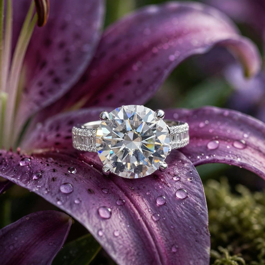 Royal Majesty moissanite ring