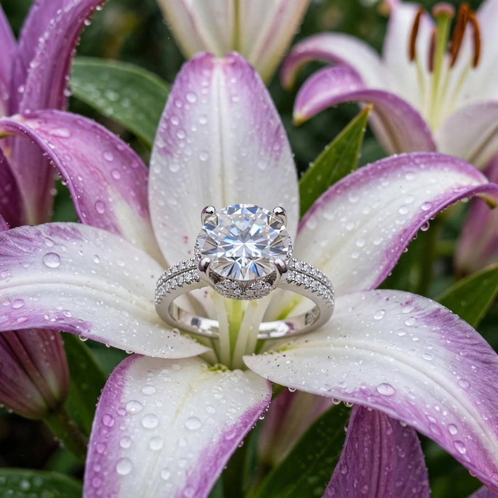 Royal Majesty moissanite ring