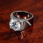 The Tenth Degree 10CT moissanite statement ring view 2