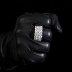 The Power Circle — main product image, three-row ring on black glove