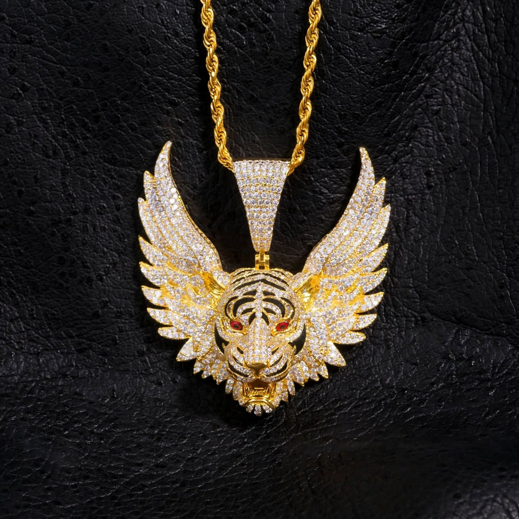 The Untamed winged tiger pendant