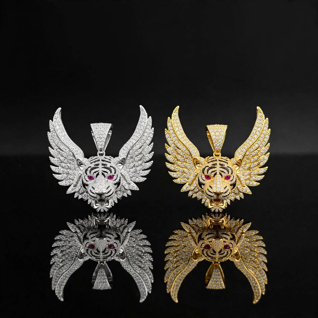 The Untamed winged tiger pendant