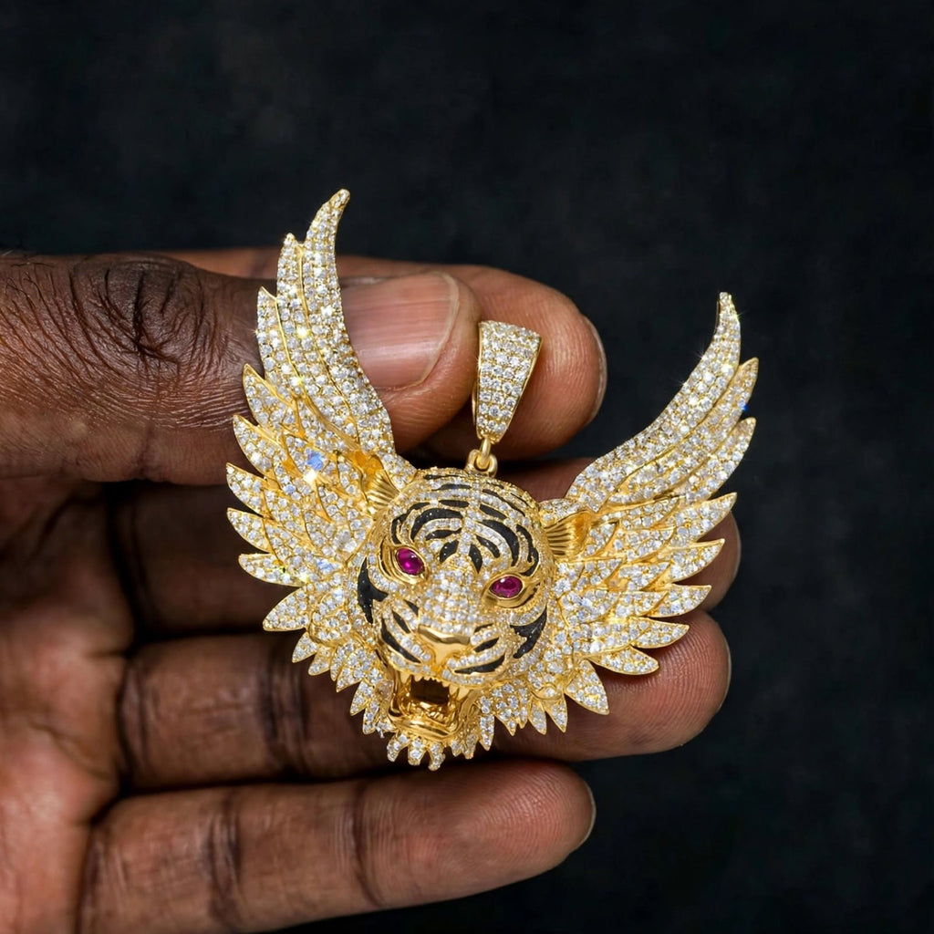The Untamed winged tiger pendant