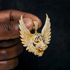 The Untamed winged tiger pendant
