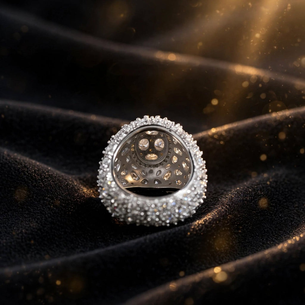 The Unwritten Rule ring inner band and openwork setting