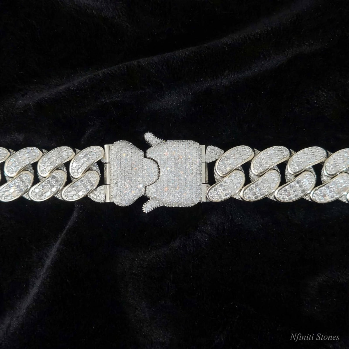 The Vault Silver clasp detail
